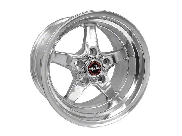 Race Star 92 Drag Star Polished Wheel; Rear Only; 15x10 (11-23 RWD Charger, Excluding Widebody)