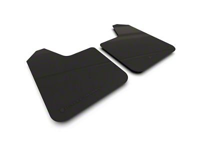 Rally Armor Universal UR Black Mud Flaps with Metallic Black Logo; Front or Rear (Universal; Some Adaptation May Be Required)