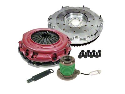 RAM Clutches Concept 10.5 300 Series Organic Dual Disc All Inclusive Clutch Kit; 26-Spline (08-10 V8 HEMI Challenger; 11.5-23 V8 HEMI Challenger)