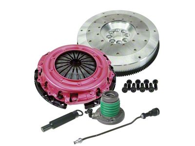 RAM Clutches Concept 10.5 300 Series Organic Dual Disc All Inclusive Clutch Kit; 26-Spline (14-19 Corvette C7)