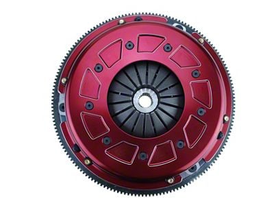 RAM Clutches Pro Street 900 Series Metallic Dual Disc Clutch Kit with 6-Bolt Steel Flywheel; 10-Spline (05-10 Mustang GT)