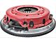 RAM Clutches Force 10.5 300 Series Organic Dual Disc Clutch Kit with Aluminum Flywheel; 26-Spline (11-17 Mustang V6)