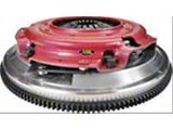 RAM Clutches Force 9.5 300 Series Organic Dual Disc Clutch Kit with Steel Flywheel; 26-Spline (11-17 Mustang V6)