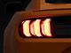 Raxiom Euro Style LED Tail Lights; Gloss Black Housing; Red Lens (15-23 Mustang)