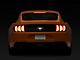 Raxiom Euro Style LED Tail Lights; Gloss Black Housing; Red Lens (15-23 Mustang)