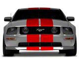 SEC10 Lemans Stripes; Red; 12-Inch (05-14 Mustang)