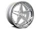 Rennen CSL-7 Silver Machined with Chrome Step Lip Wheel; 19x8.5 (07-10 AWD Charger)