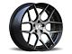 Rennen CSL-4 Black Machined with Gold Bolts Wheel; 20x9 (10-15 Camaro)