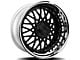 Rennen CSL-5 Gloss Black with Chrome Step Lip Wheel; Rear Only; 20x10 (11-23 AWD Charger)