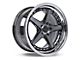 Rennen CSL-7 Tinted Black with Chrome Step Lip Wheel; 19x9.5 (11-23 AWD Charger)