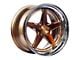 Rennen CSL-7 Tinted Bronze with Chrome Step Lip Wheel; 19x9.5 (11-23 AWD Charger)