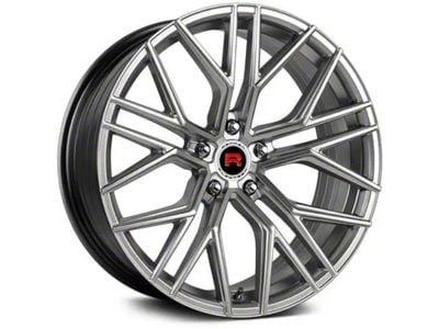 Rennen Flowtech FT12 Silver Brushed Face Wheel; 20x9; 25mm Offset (10-15 Camaro)