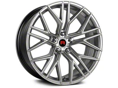 Rennen Flowtech FT12 Silver Brushed Face Wheel; 20x9 (10-15 Camaro)