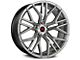 Rennen Flowtech FT12 Silver Brushed Face Wheel; 20x9 (10-15 Camaro)