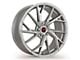 Rennen Flowtech FT28 Silver Brushed Face Wheel; 20x9; 28mm Offset (10-15 Camaro)