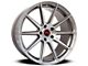 Rennen Flowtech FT10 Silver Brushed Face Wheel; 19x8.5 (2024 Mustang EcoBoost w/o Performance Pack)