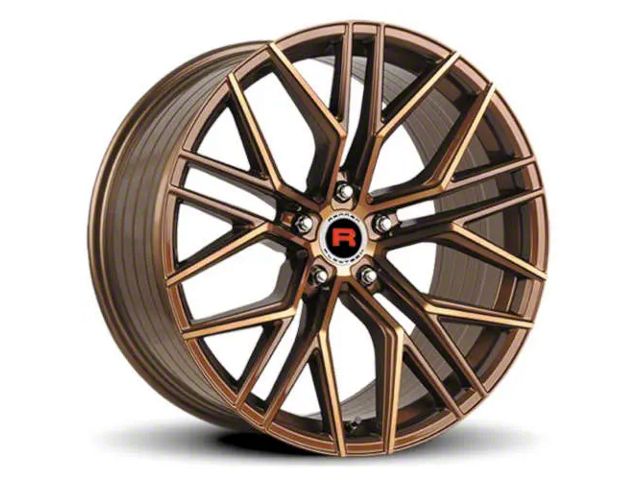 Rennen Flowtech FT12 Bronze Tint Wheel; 20x9 (11-23 RWD Charger, Excluding Widebody)