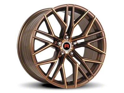 Rennen Flowtech FT12 Bronze Tint Wheel; Rear Only; 20x10.5 (11-23 RWD Charger, Excluding Widebody)
