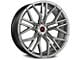 Rennen Flowtech FT12 Silver Brushed Face Wheel; 20x9 (11-23 RWD Charger, Excluding Widebody)