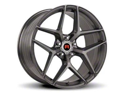 Rennen Flowtech FT13 Tinted Brushed Metal Wheel; Rear Only; 20x10.5 (11-23 RWD Charger, Excluding Widebody)