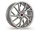 Rennen Flowtech FT28 Silver Brushed Face Wheel; 20x9 (11-23 RWD Charger, Excluding Widebody)