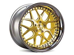 Rennen CSL-2 Tinted Gold with Chrome Step Lip Wheel; 19x9.5 (21-24 Mustang Mach-E)