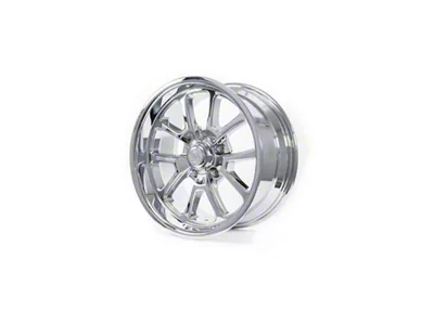 Resto Vintage Wheel Co Laguna Milled Window Chrome Plated Wheel; 22x8.5; 1mm Offset (10-14 Mustang)