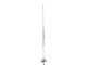 RetroSound Replacement Antenna with Fixed Mast; Chrome (79-93 Mustang)