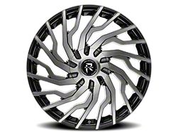 Revenge Luxury Wheels RL-101 Black Machined Wheel; 24x9; 15mm Offset (06-10 RWD Charger)