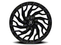 Revenge Luxury Wheels RL-101 Gloss Black Wheel; 24x9; 15mm Offset (06-10 RWD Charger)