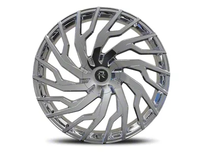 Revenge Luxury Wheels RL-101 Chrome Wheel; 24x9; 15mm Offset (08-23 RWD Challenger, Excluding SRT Hellcat & Widebody)