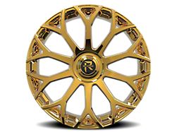 Revenge Luxury Wheels RL-105 Gold Wheel; 20x9; 20mm Offset (08-23 RWD Challenger, Excluding Widebody)