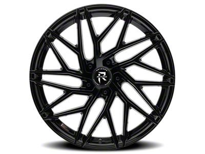 Revenge Luxury Wheels RL-102 Gloss Black Wheel; 22x9; 20mm Offset (11-23 RWD Charger, Excluding Widebody)