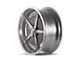 Ridler 605 Matte As-Cast Machined Wheel; 17x8 (05-09 Mustang GT, V6)