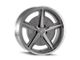 Ridler 605 Matte As-Cast Machined Wheel; 18x8 (05-09 Mustang)