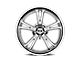 Ridler 606 Chrome Wheel; 17x7 (05-09 Mustang GT, V6)