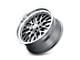 Ridler 607 Gloss Grey Machined Wheel; 18x9.5 (05-09 Mustang)