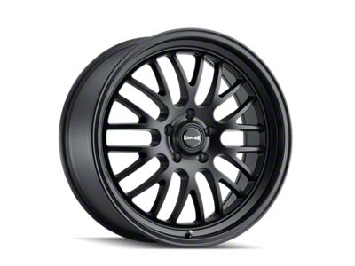 Ridler 607 Matte Black Wheel; 18x8 (05-09 Mustang)