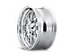 Ridler 607 Polished Wheel; Rear Only; 20x10 (05-09 Mustang)