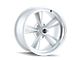 Ridler 675 Satin Silver Machined Wheel; 17x8 (05-09 Mustang GT, V6)