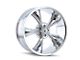 Ridler 695 Chrome Wheel; 17x8 (05-09 Mustang GT, V6)