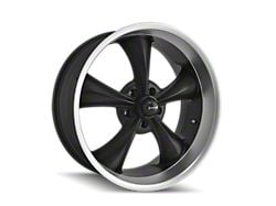 Ridler 695 Matte Black Machined Wheel; 20x8.5 (05-09 Mustang)