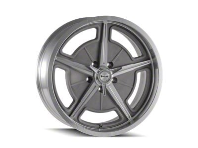 Ridler 605 Matte As-Cast Machined Wheel; 18x8; 0mm Offset (10-14 Mustang GT w/o Performance Pack, V6)