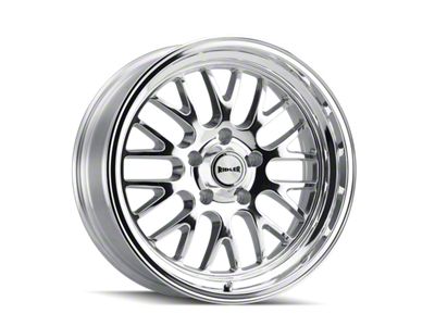 Ridler 607 Polished Wheel; 18x8; 0mm Offset (10-14 Mustang GT w/o Performance Pack, V6)