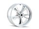 Ridler 675 Polished Wheel; 17x8; 0mm Offset (10-14 Mustang GT w/o Performance Pack, V6)