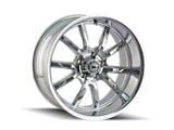 Ridler 650 Chrome Wheel; 20x8.5; 0mm Offset (15-23 Mustang, Excluding GT500)