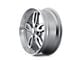 Ridler 608 Gloss Grey Milled Wheel; Rear Only; 20x10 (93-02 Camaro)