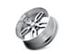 Ridler 608 Gloss Grey Milled Wheel; Rear Only; 20x10 (94-98 Mustang)