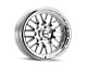 Ridler 607 Polished Wheel; 18x8; 0mm Offset (99-04 Mustang)