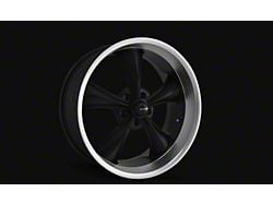 Ridler 695 Matte Black with Machined Lip Wheel; 17x8 (93-02 Camaro)